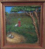 3D пейзаж    "Дама с собачкой"